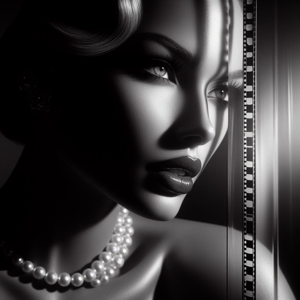 Female Fatale in Shadow