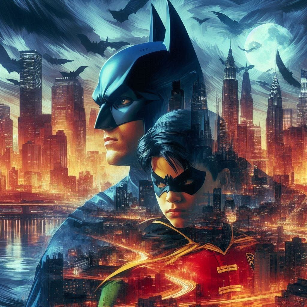 Batman and the boy wonder