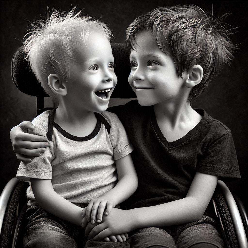 Friendship stronger than handicaps.