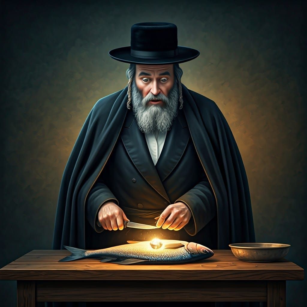 Traditionally Dressed Man Discovers Diamond in Fish as Sabba...