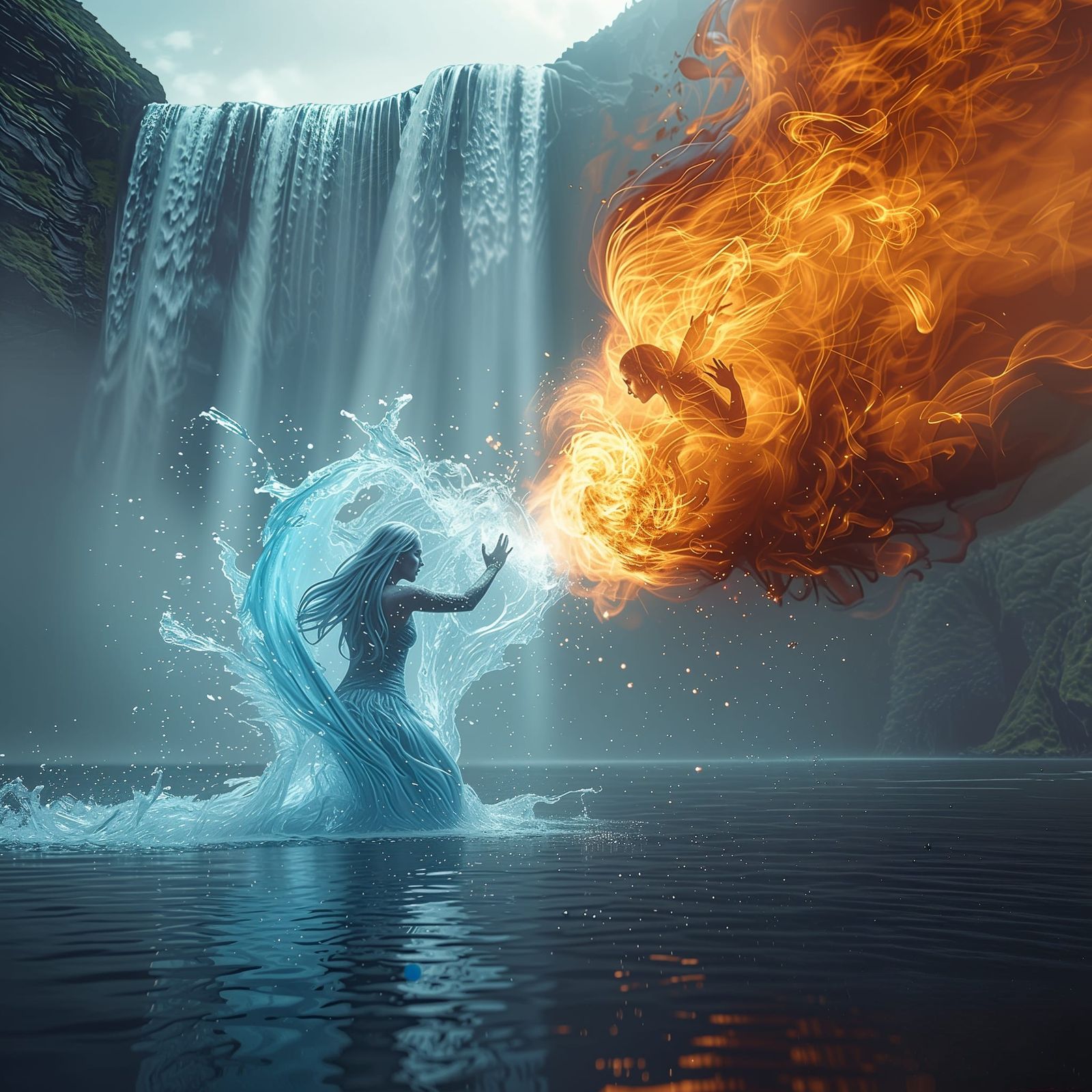 Fire vs water