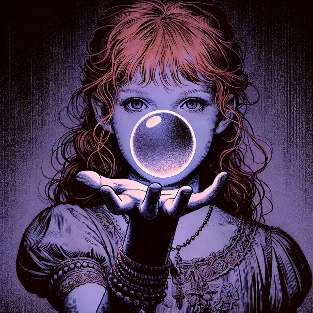 Young fortune teller