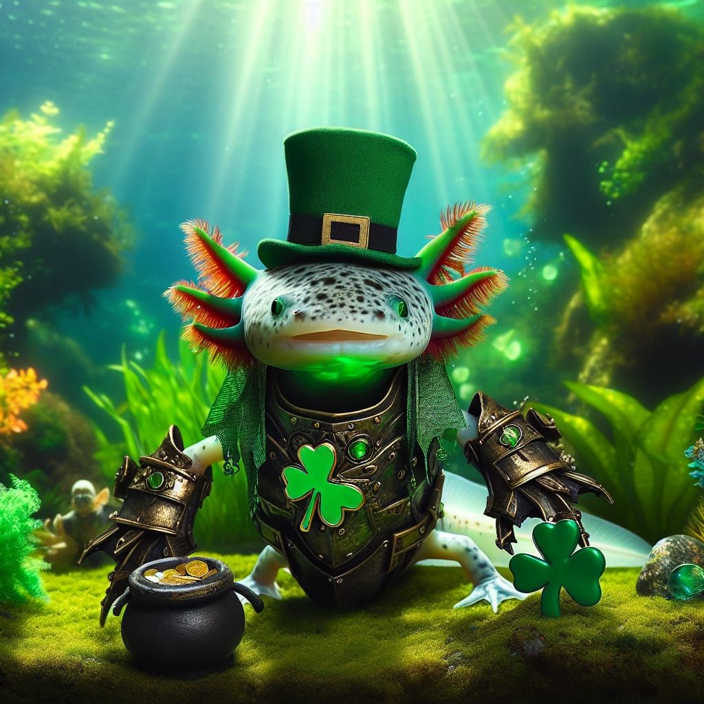 St. Patrick's Axolotl