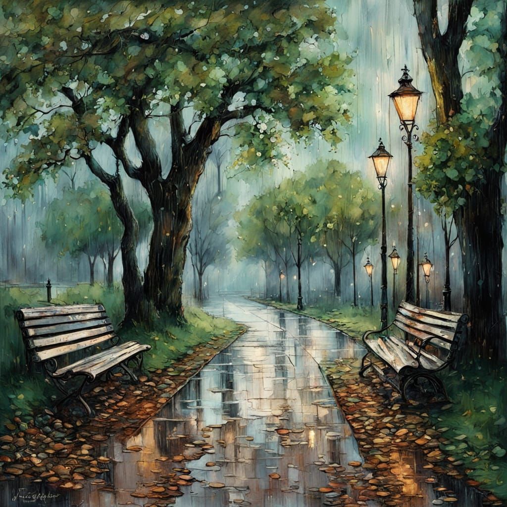 Smilodon Strolling In A Park - Start Image 1