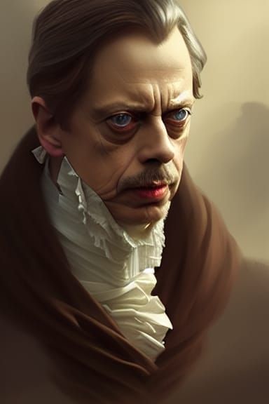 Steve Buscemi as a 1700s nobleman  by @Jeezus Chrizzy