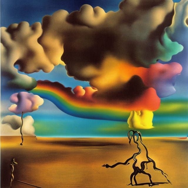 Rainbow surrealism  by @Tempest675