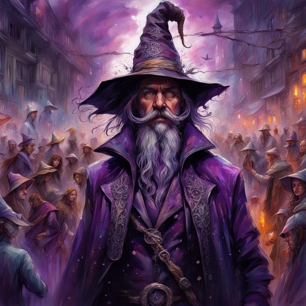 The Old Warlock - AI Generated Artwork - NightCafe Creator