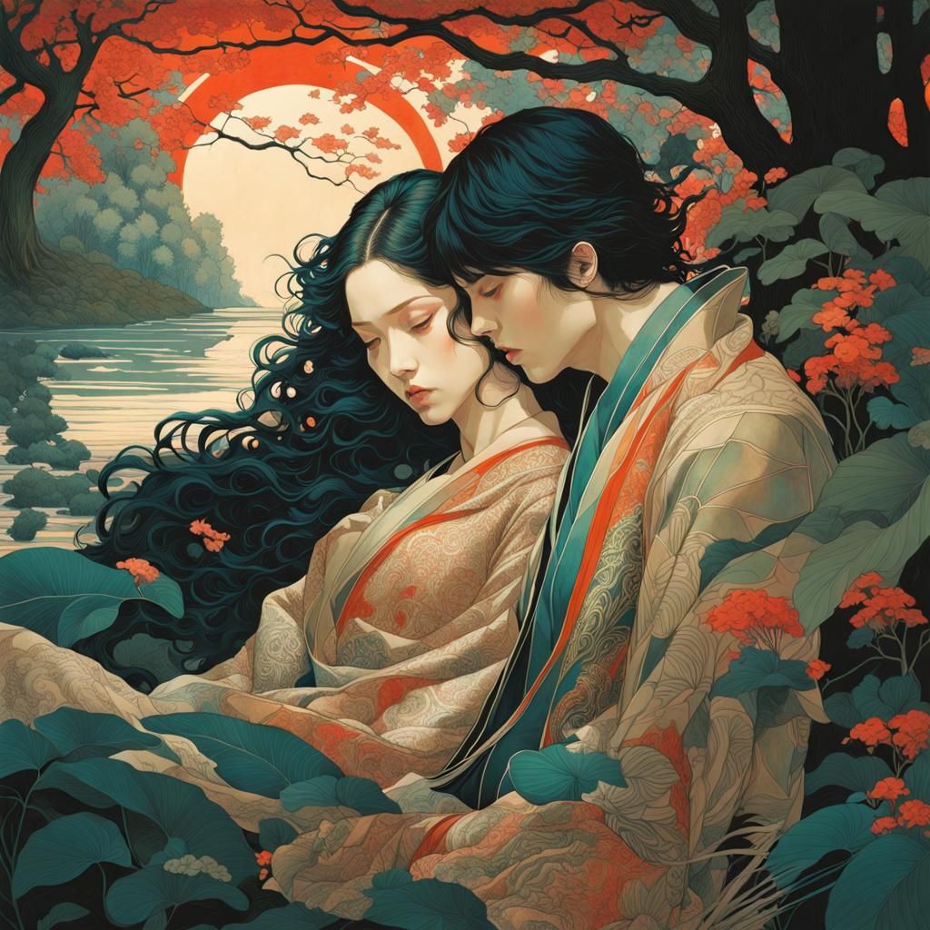 Riverside Lovers  by @SRATON