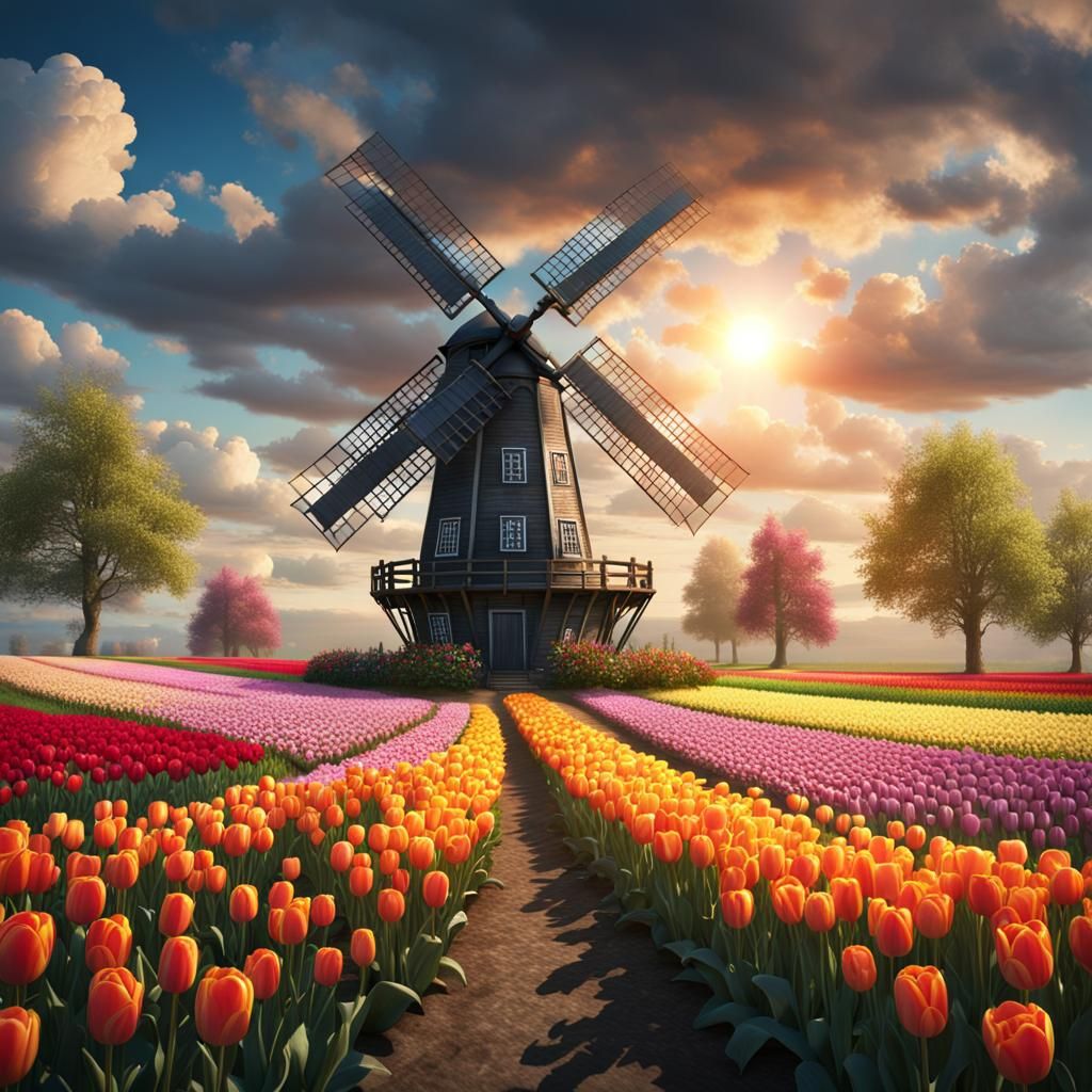 Tulips and Windmills