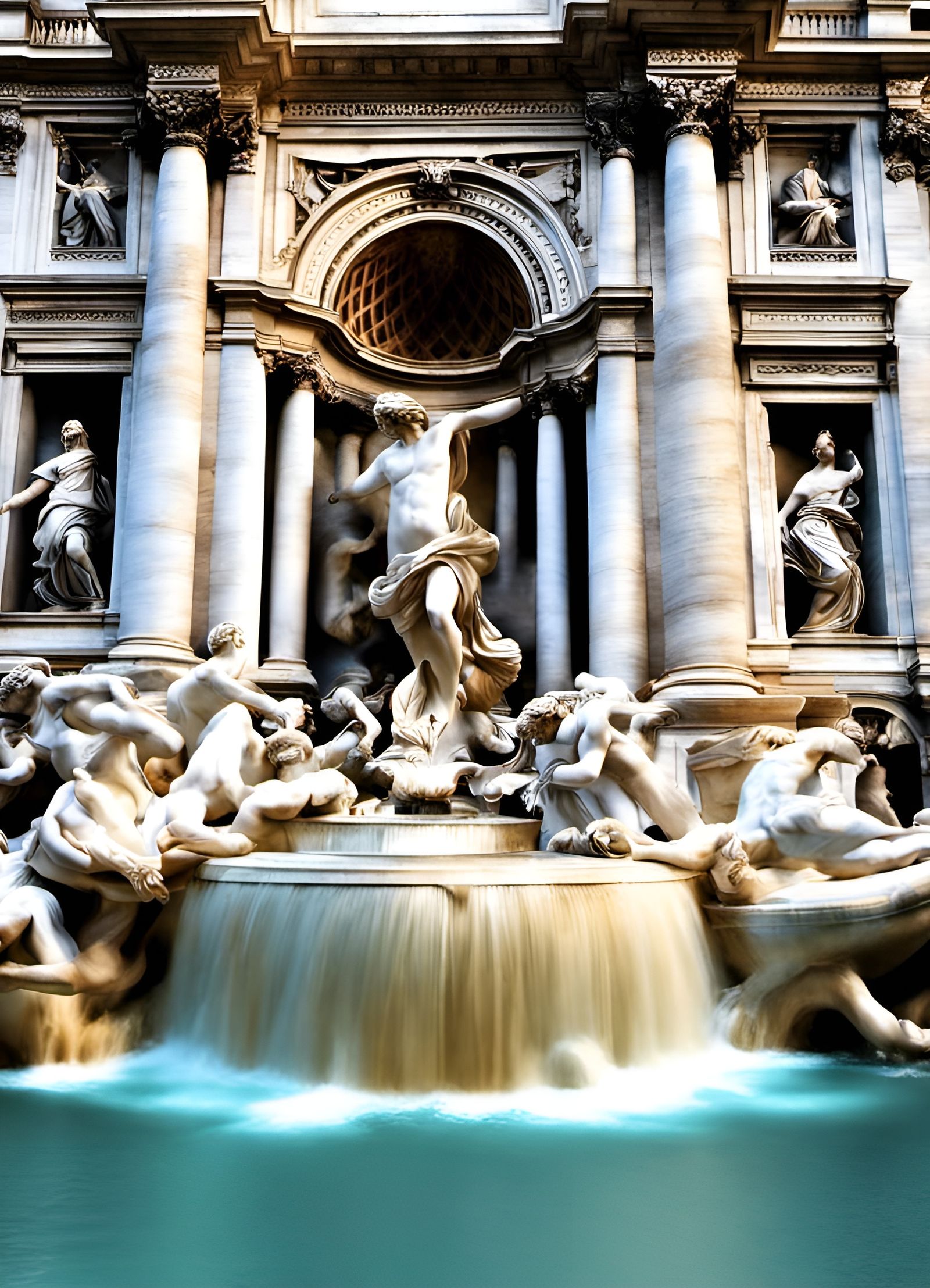 Marble Stone Fountain :: Fontana di Trevi   by @MothersHeart
