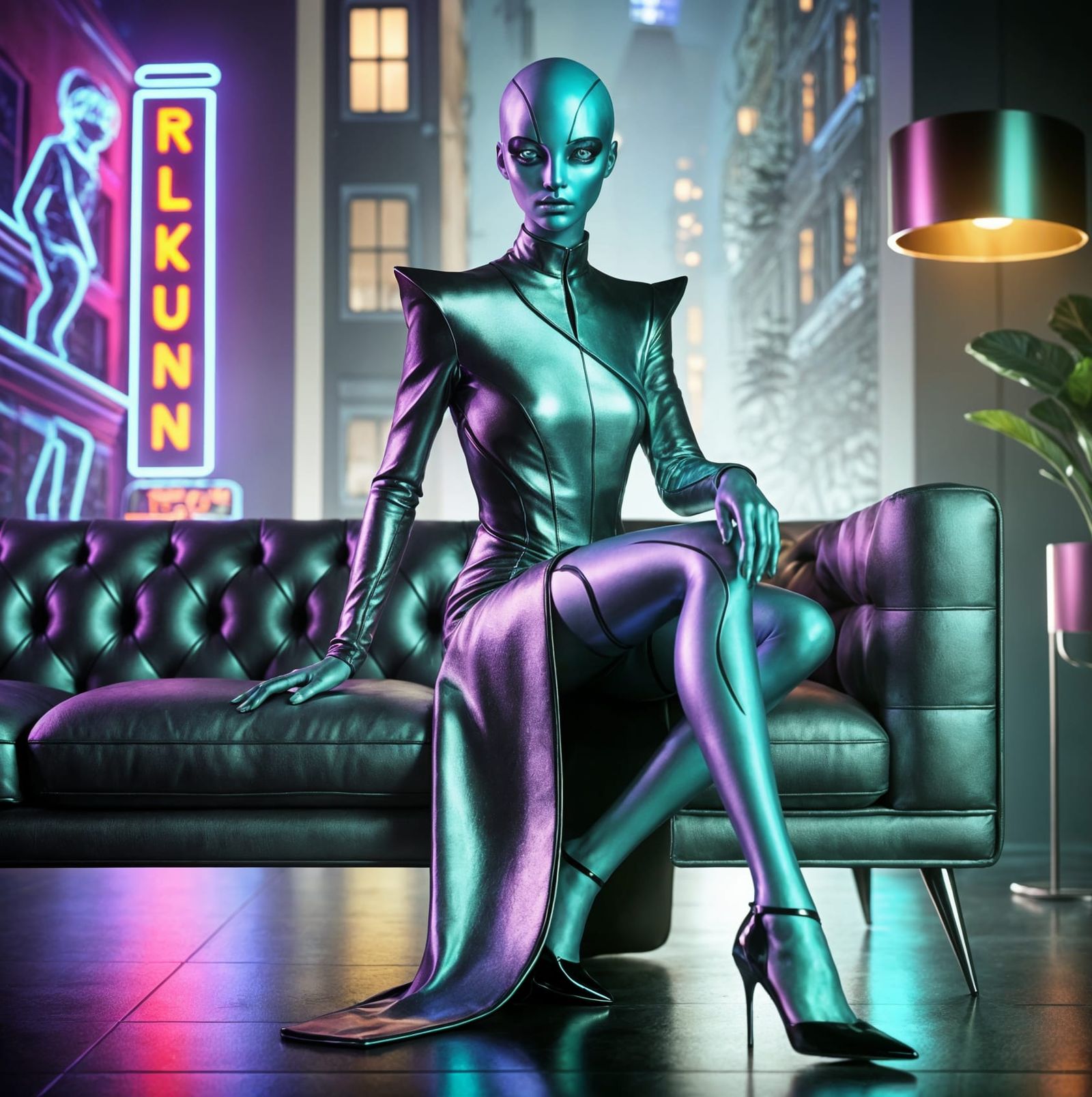 Neon Arrival: The Diplomat from Andara