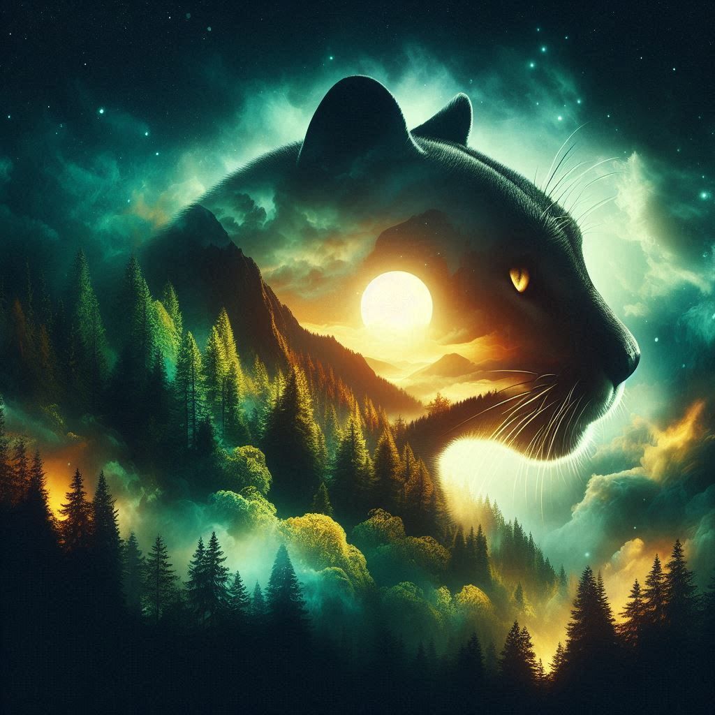 Mountain Lion Silhouette