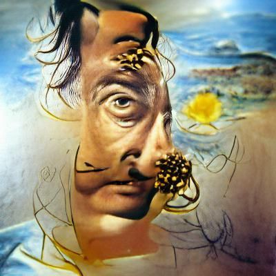 Salvador Dali soft self portrait