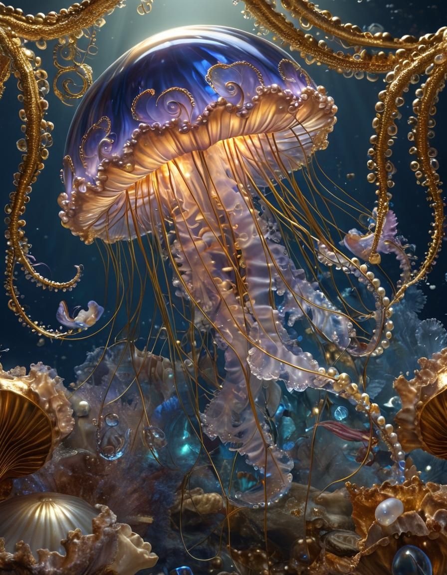 Royal Jellyfish  by @Art of Art