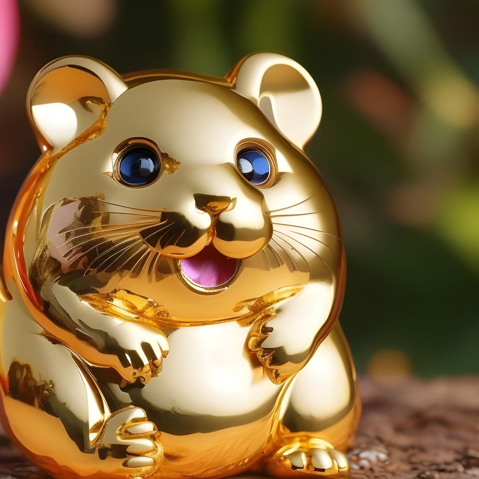 Hamster Buddha  by @Art of Art