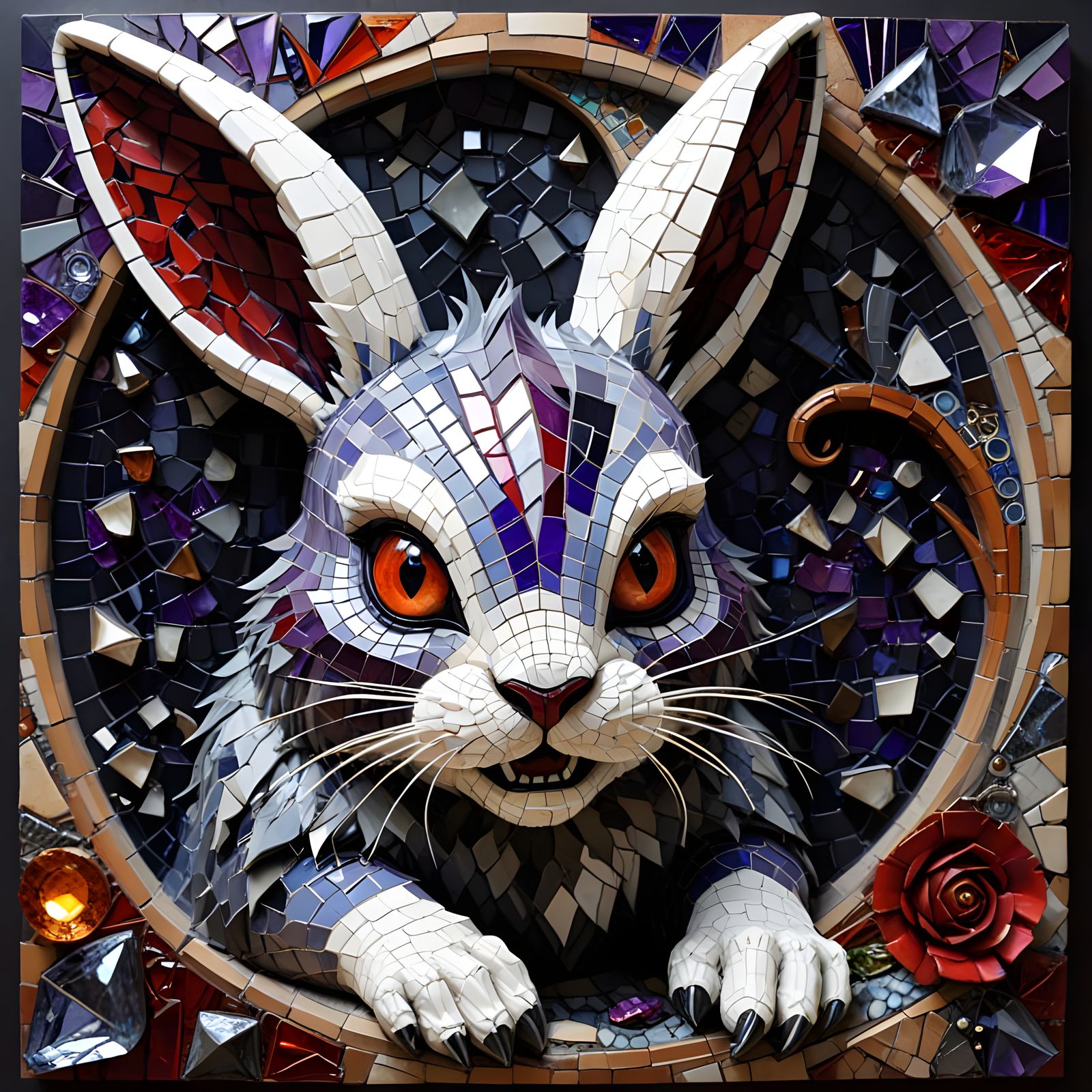 Rabbit | Monster Mosaic (Atomix XL v4 Lightning)  by @Mak