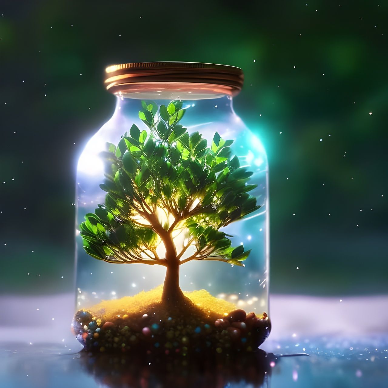 Jar of Life  by @Gazelli