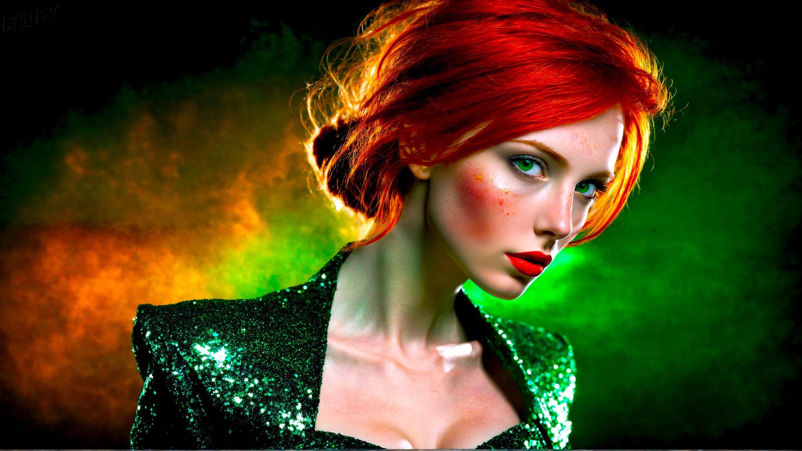 Maya Berg - Glitter in the air series.