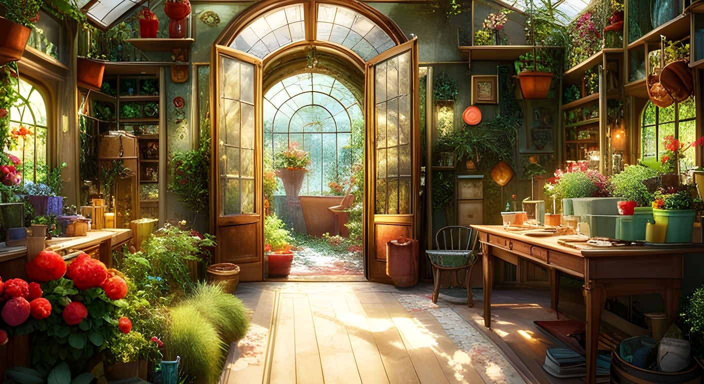 The Greenhouse of My Dreams   by @Plommo