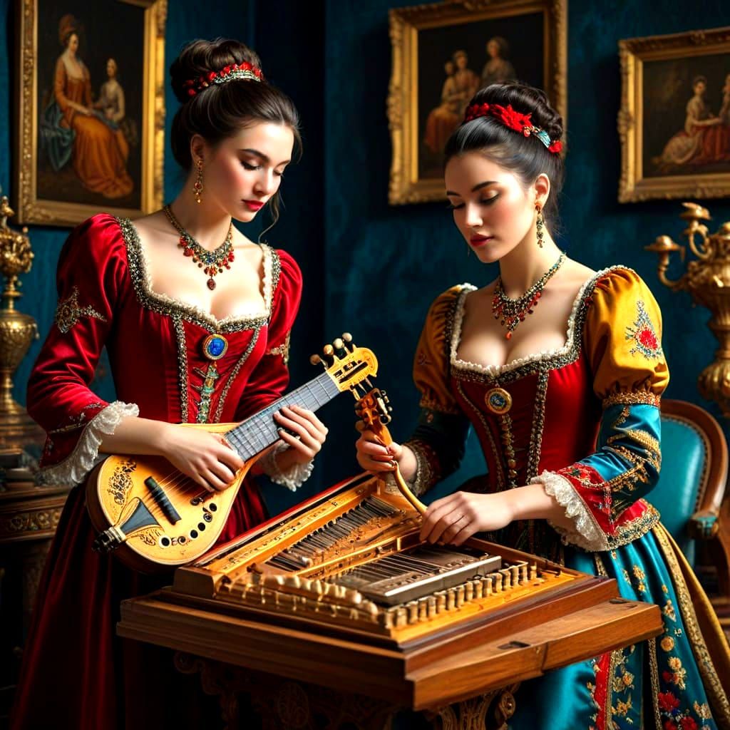 Eccentric Ladies Restore Ancient Instruments in Vibrant Surr...