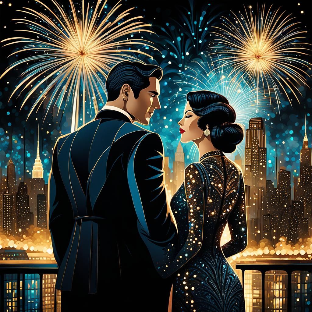 Happy New Year   by @Owl Lady 