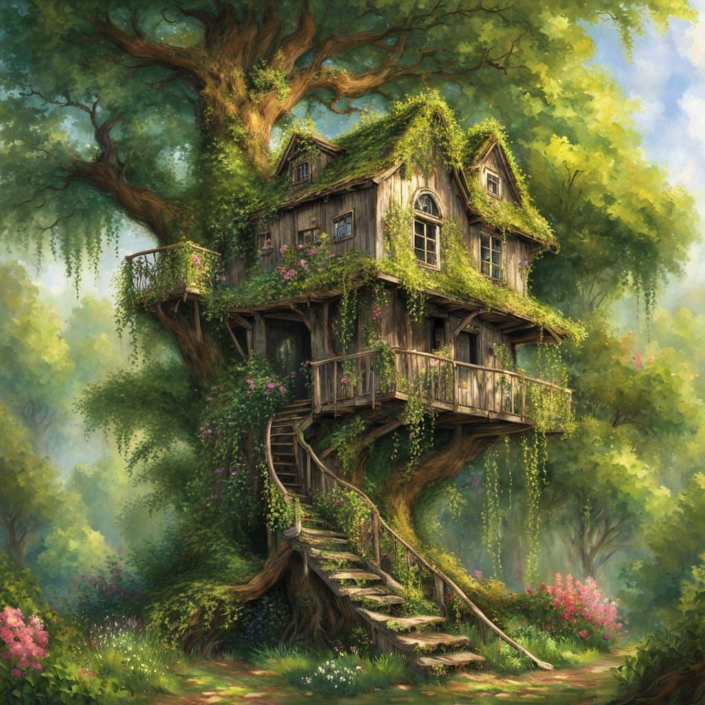 Whispers of Nature's Treehouse
