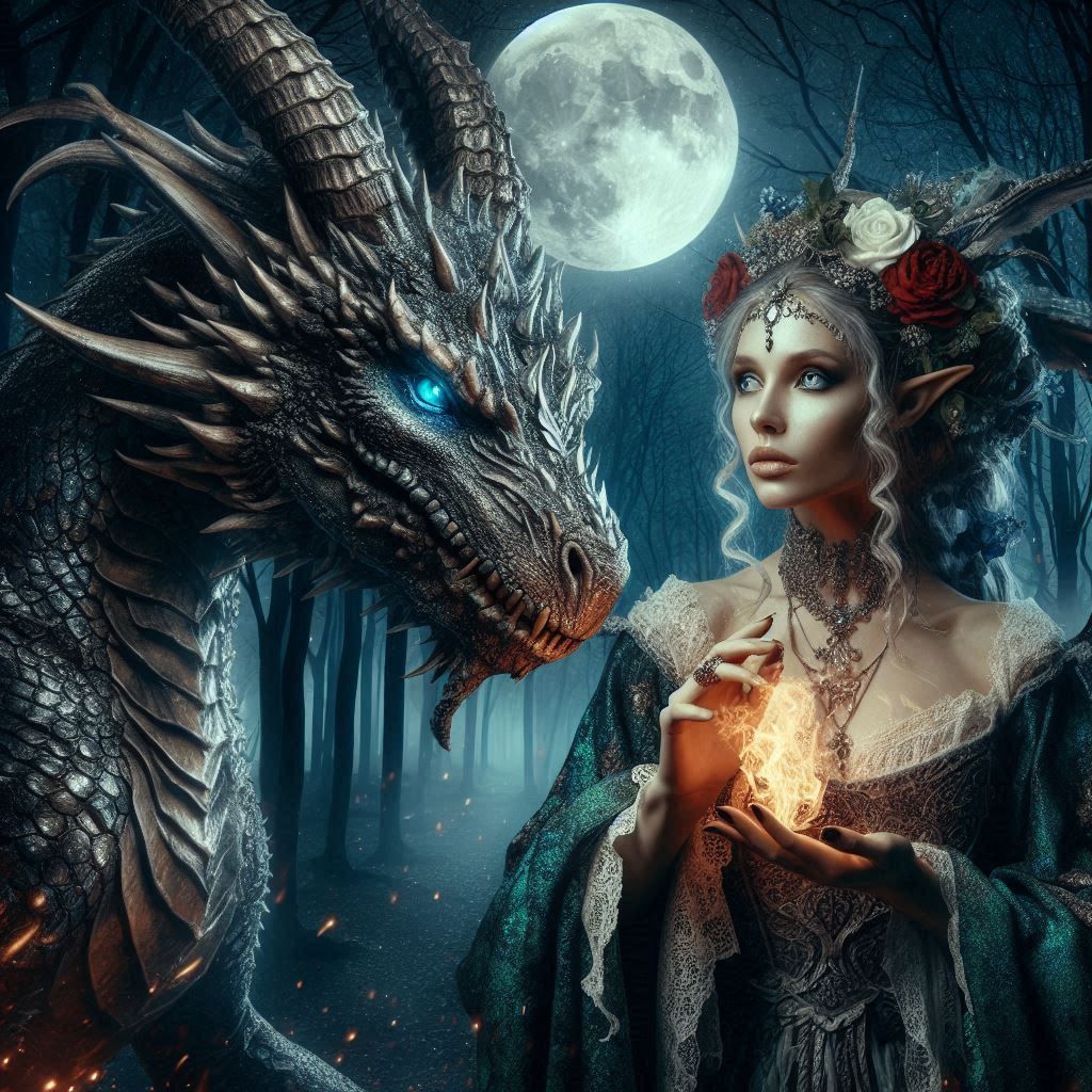 Fae and her dragon