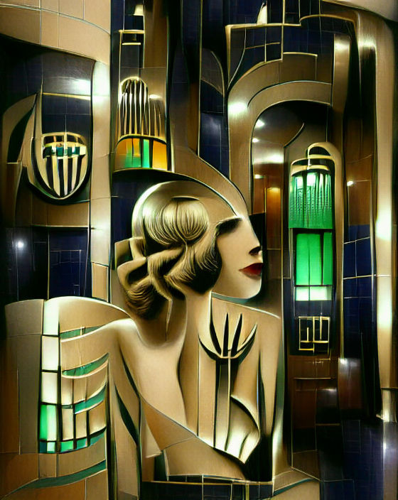 Art Deco Lady 