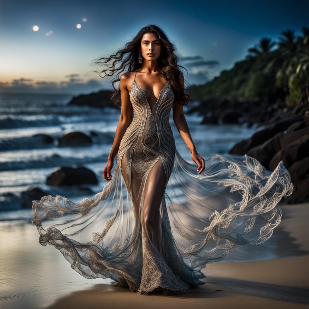 Elegant beautiful young lady