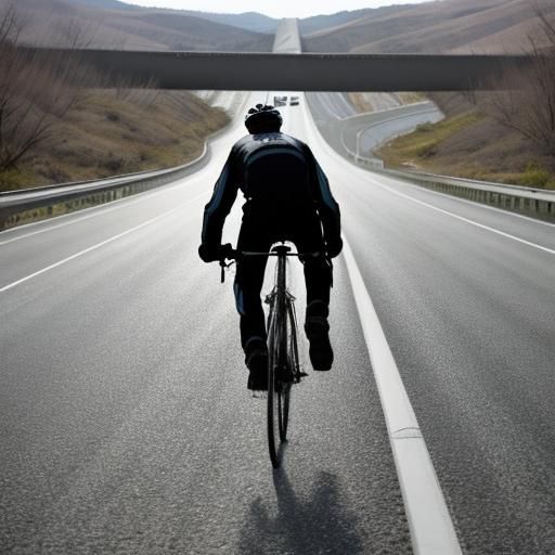 bicycle race on highway 666