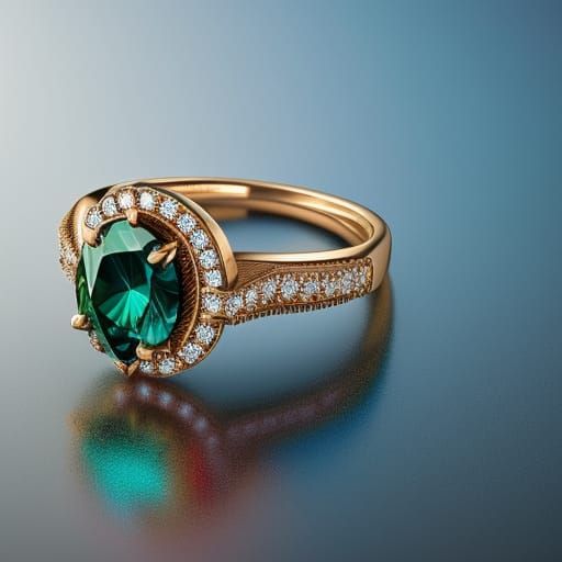 Engagement ring ; head and shoulders portrait, 8k resolution...