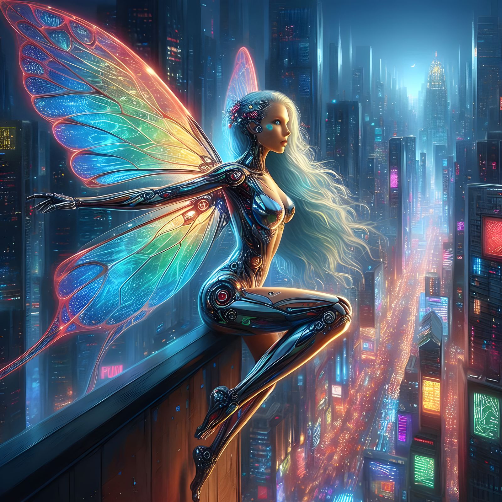 Cyberpunk Fairy