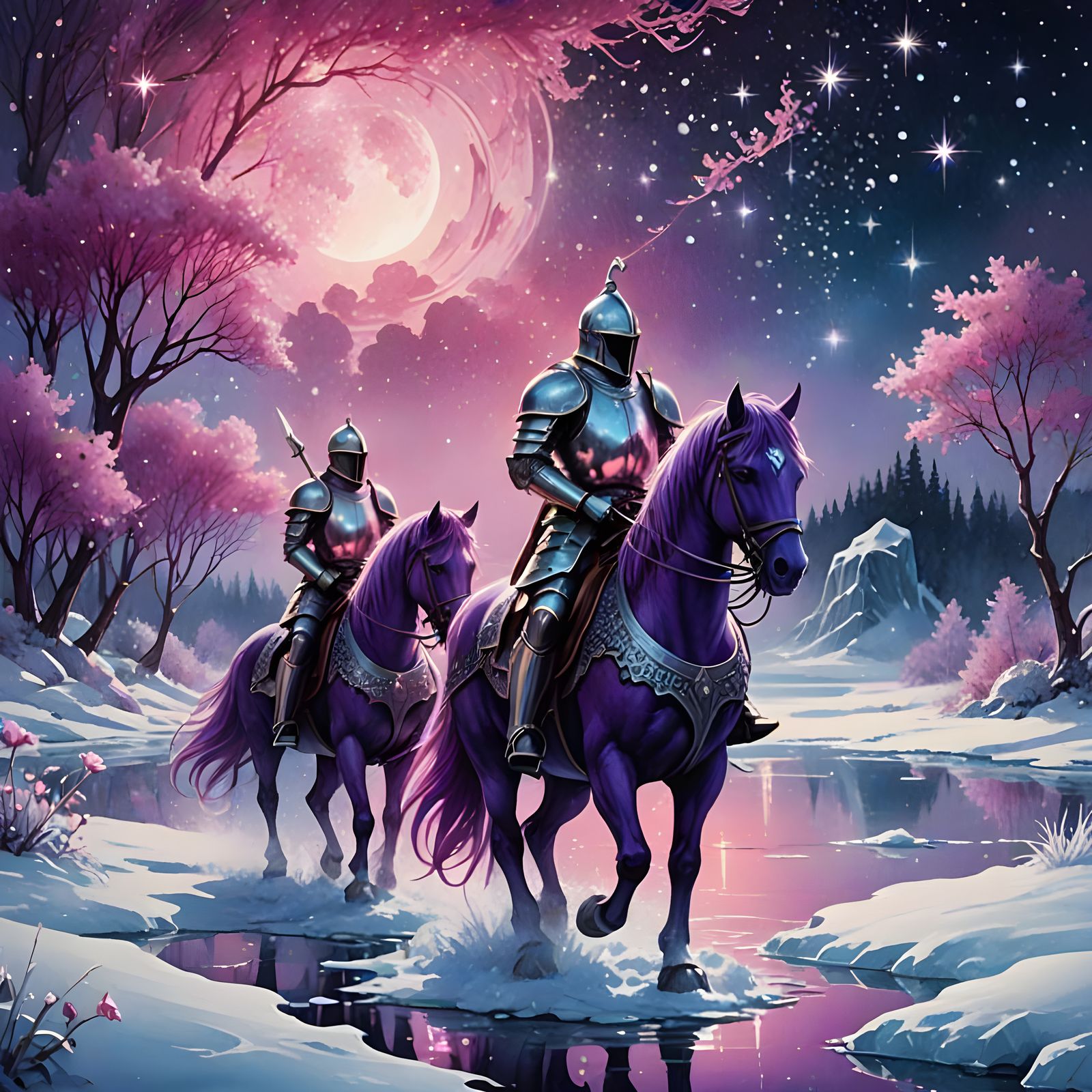 Moonlit Knight   by @Sykadelik