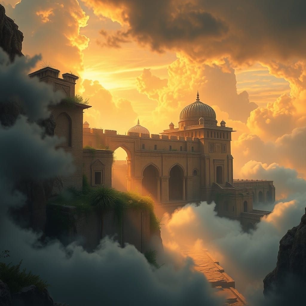 Temple of Ancient Wonder Amidst Whispers of the Divine