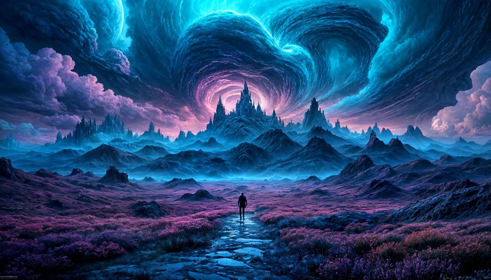 A poetic and surreal work of art, 'What if?', created with exceptional artificial intelligence and finesse. ...  by @Carlos