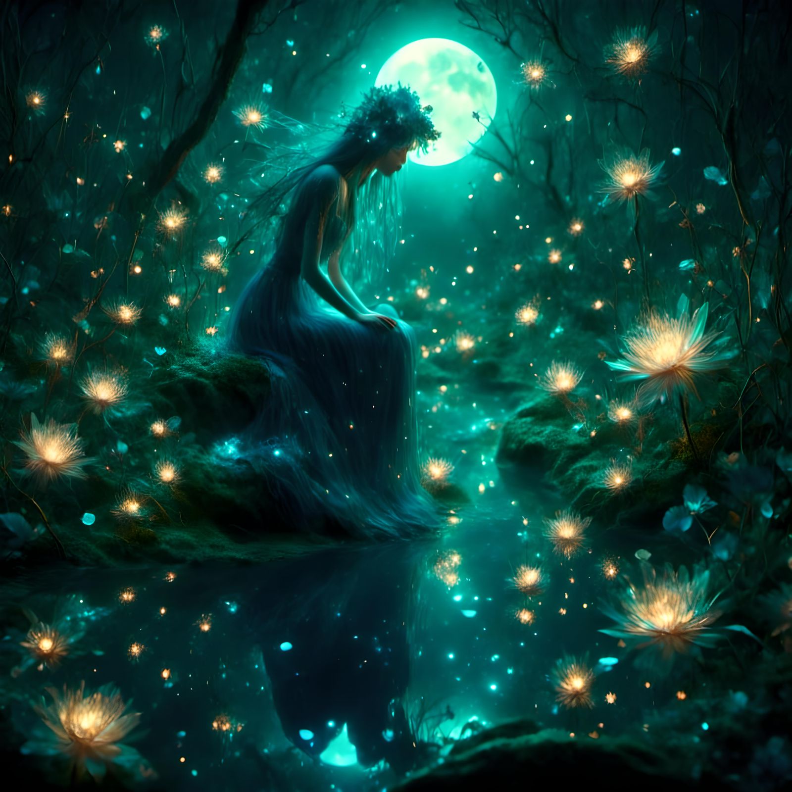 Maiden in Moonlight