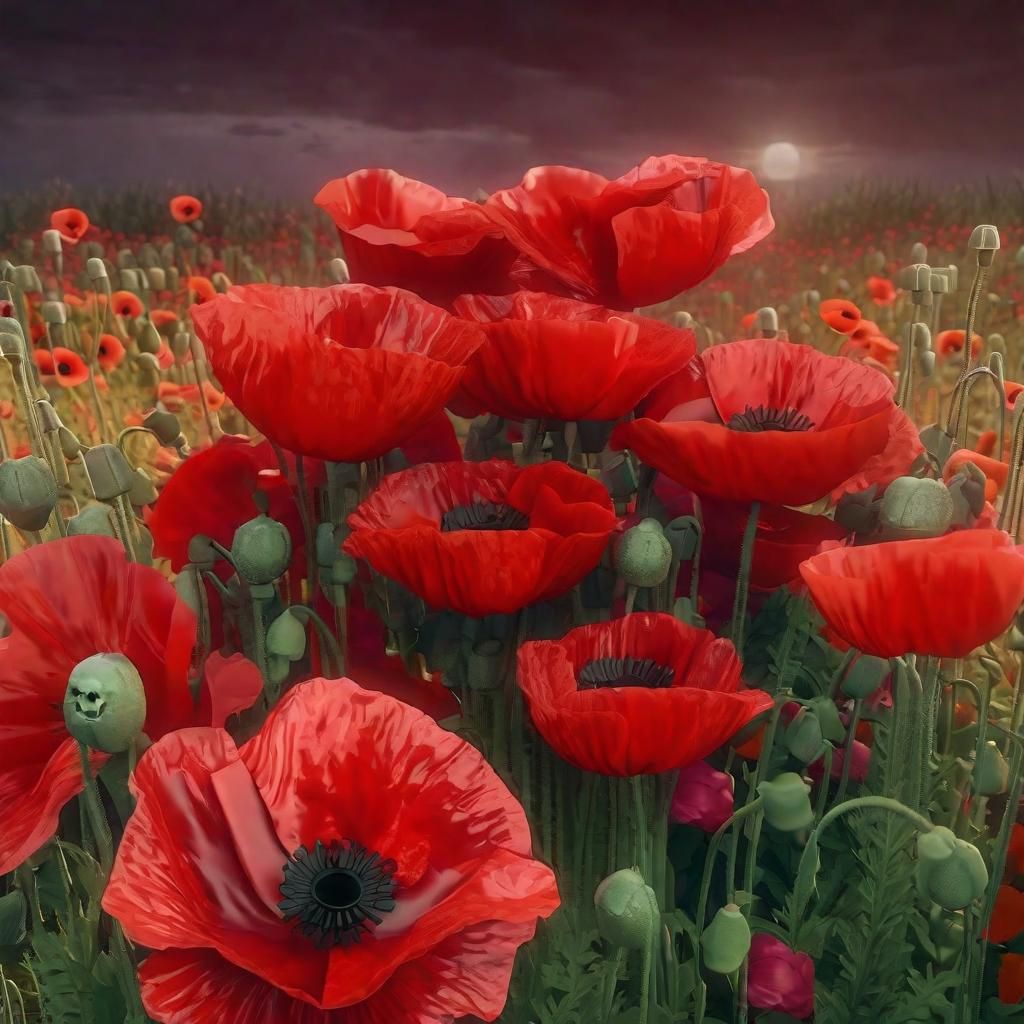 The Poppies In The Field: Remembrance For The Victims