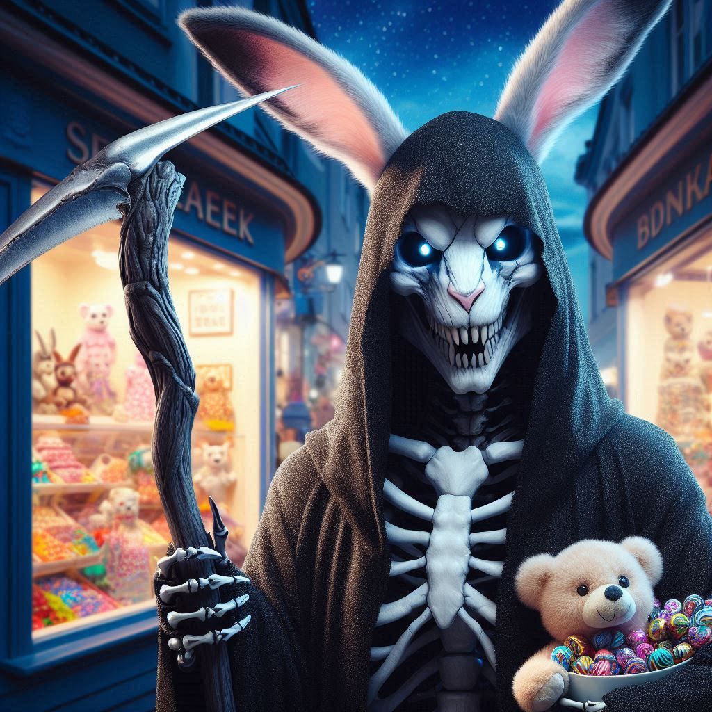 Did you know the Grim Rabbit had a Sweet Tooth and liked Ted...