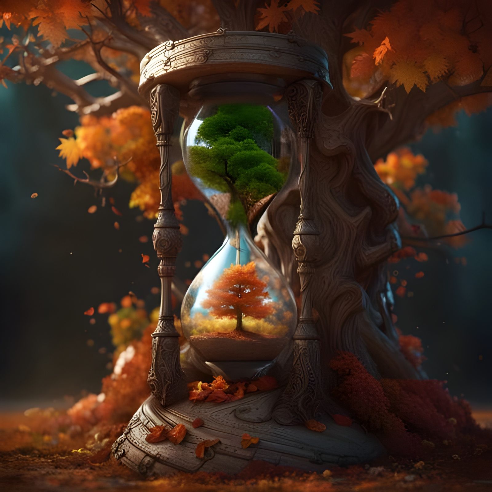 Time passes, Seasons change  by @Superbear