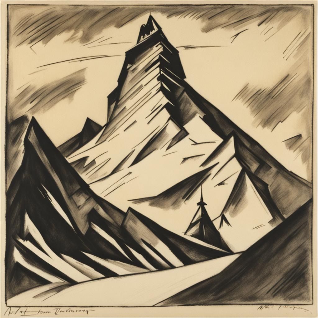 Matterhorn by Lyonel Feininger