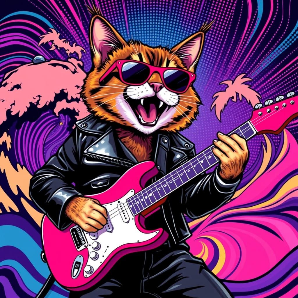 Fun at playing e-guitar
  by @NiKe21