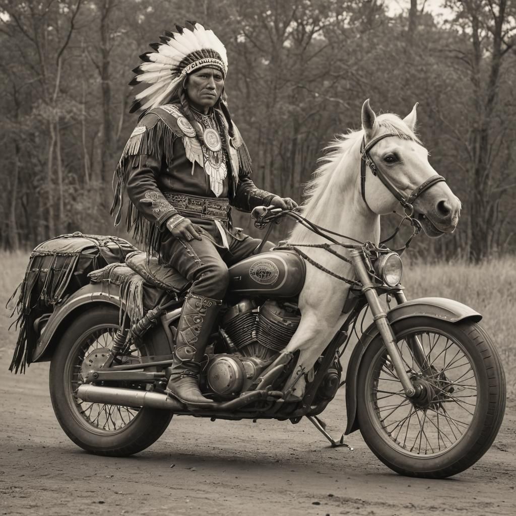 Not quite the Indian motorcycle I had planned!!!  by @MissT