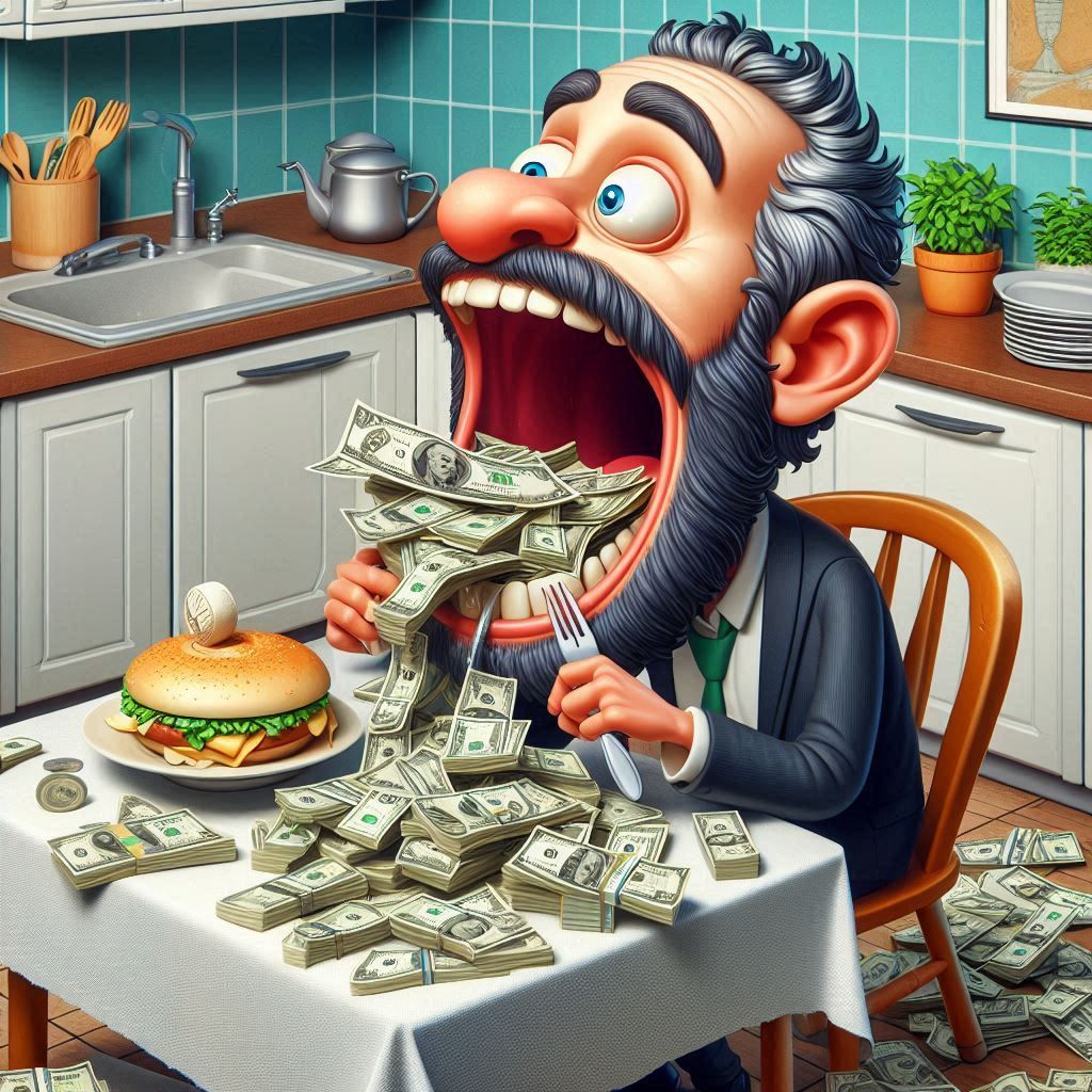 Money hungry,,, Word Play