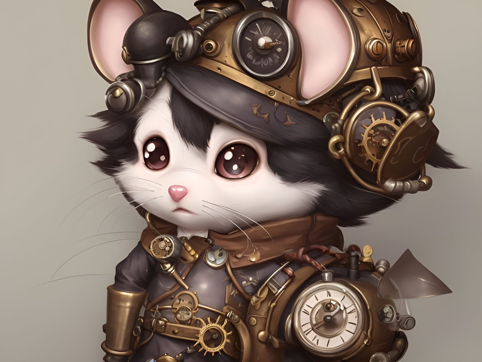 Steampunk Mouse Kawaii Version undefined