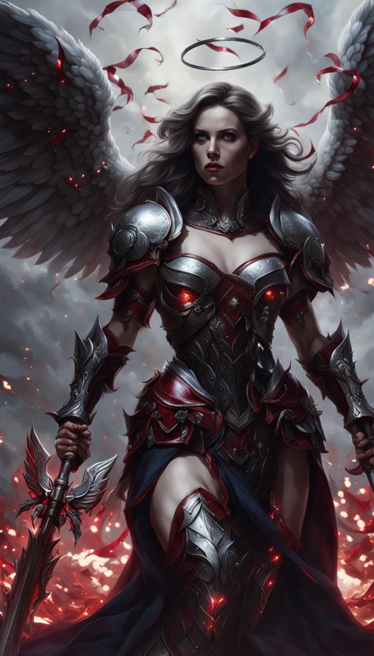 Angel of War - AI Generated Artwork - NightCafe Creator