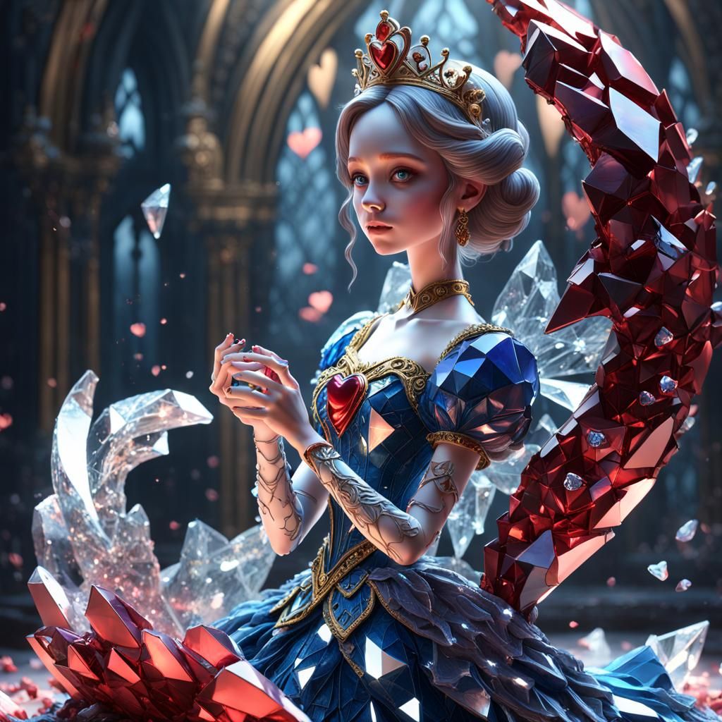 broken hearted beauty princess