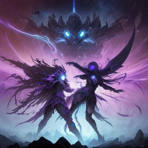 As Seraphina the Voidseeker and Moros the Abyssal Conqueror ...