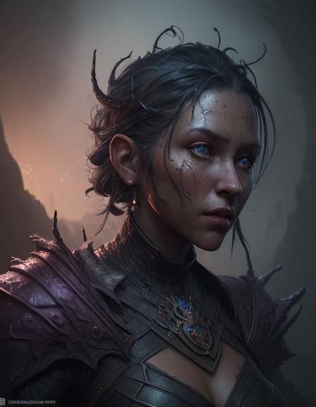 Ackie,8k resolution concept art portret