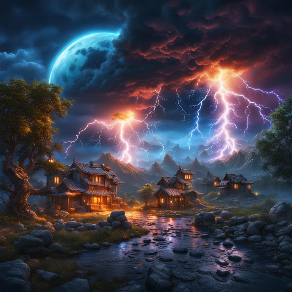 Lightning storm  by @Jamie Sparks