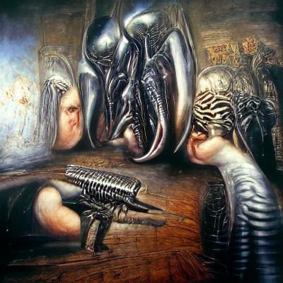 Every taunting fight H.R. Giger